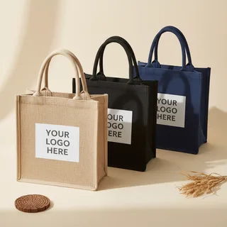 Coloured Jute Bags — photo 2