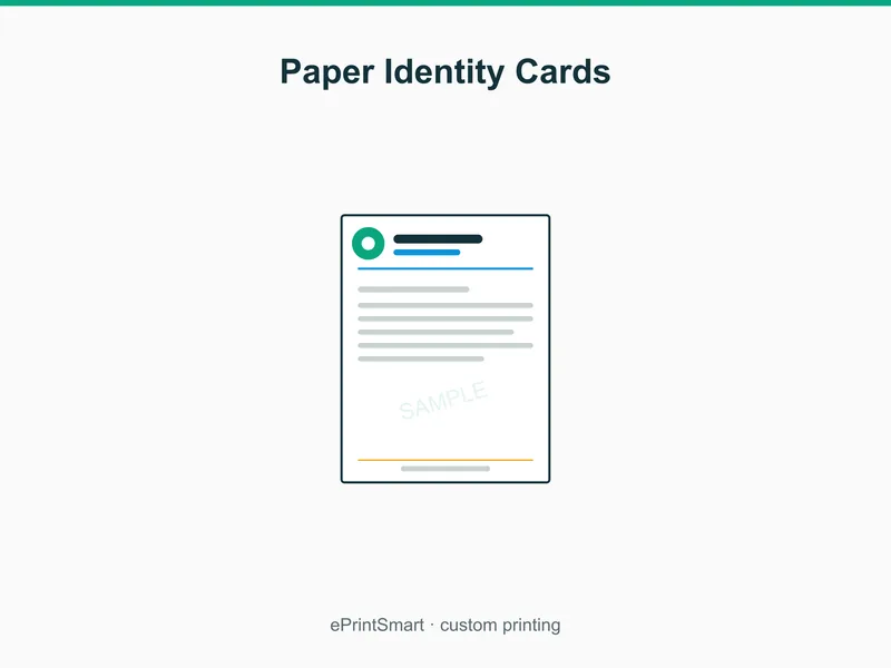 Paper Identity Cards — demo 1