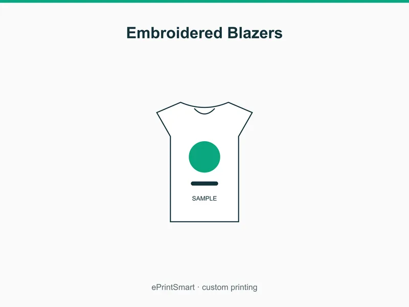 Embroidered Blazers — demo 1