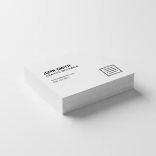 square visiting cards — photo 3
