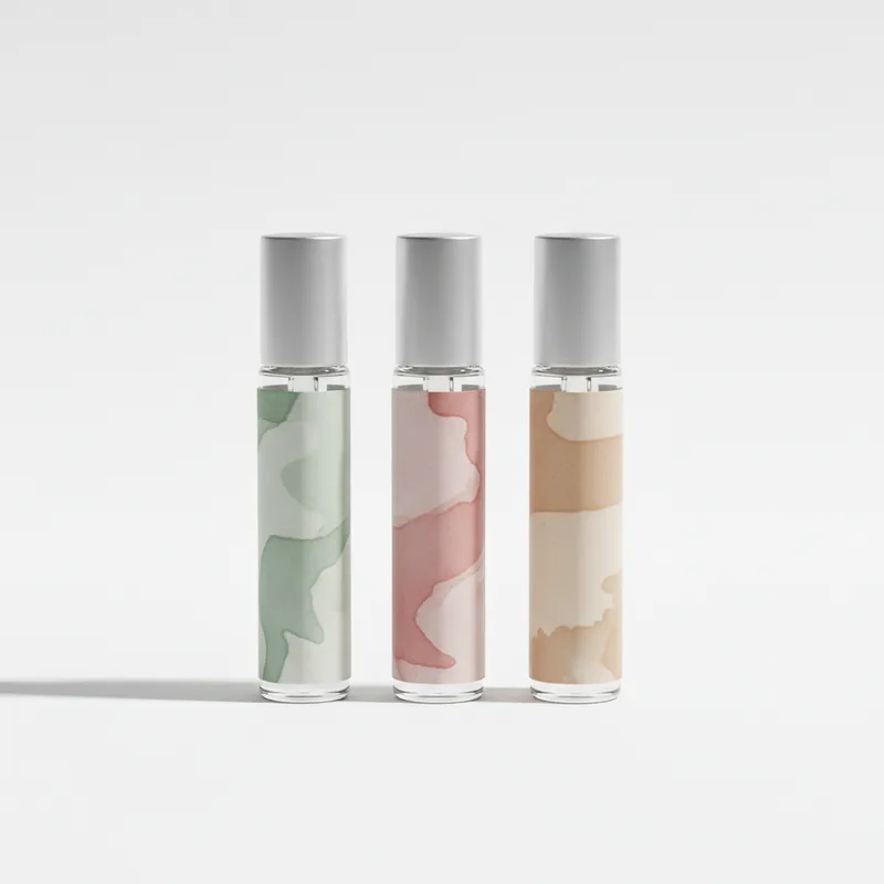 Roll-On Bottle Labels — product photo