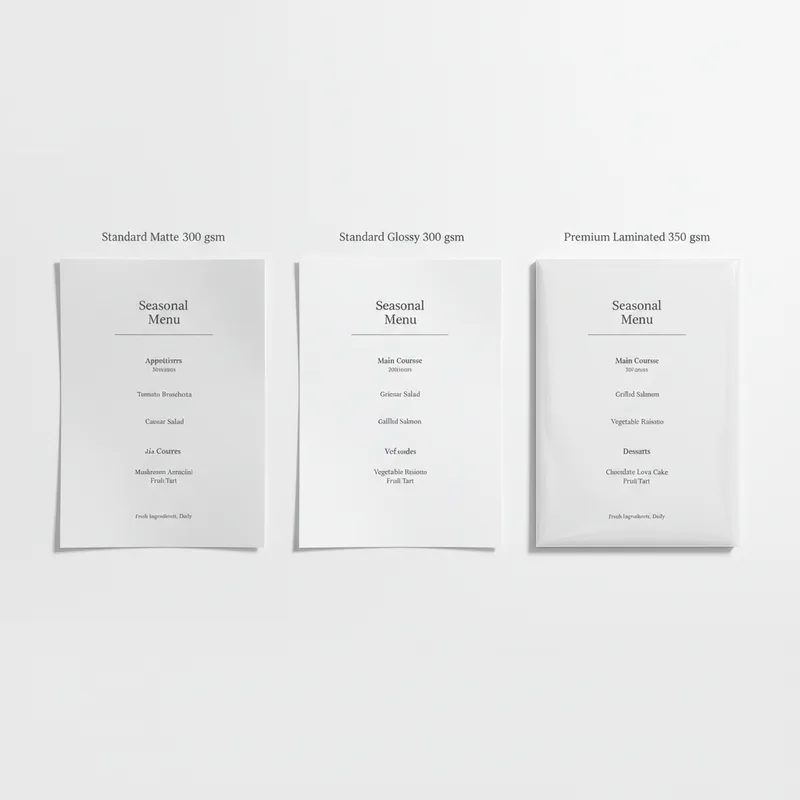 Menu Cards — photo 1
