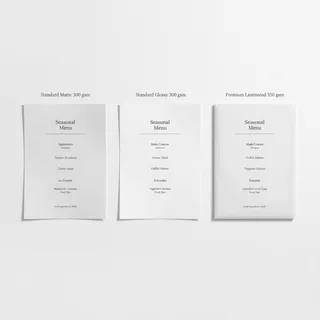 Menu Cards — photo 1
