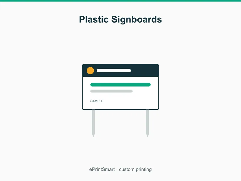 Plastic Signboards — demo 1