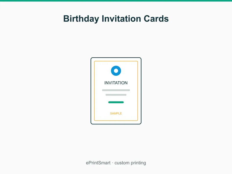 Birthday Invitation Cards — demo 1