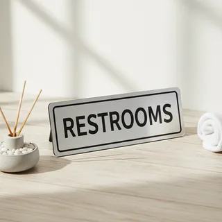Restroom Signs — photo 2