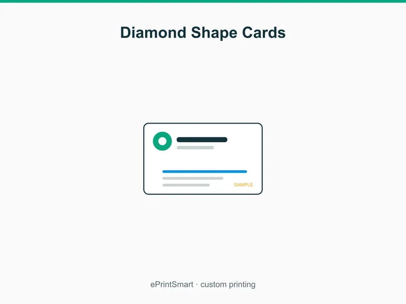 Diamond Shape Cards — demo 1