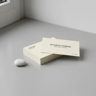 square visiting cards — photo 2