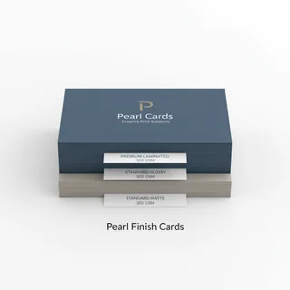 Pearl Finish Cards — photo 1