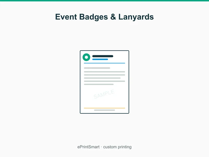 Event Badges & Lanyards — demo 1