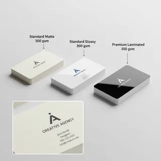 Glossy Visiting Cards — photo 3