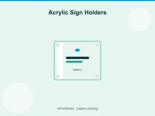 Acrylic Sign Holders — demo 2