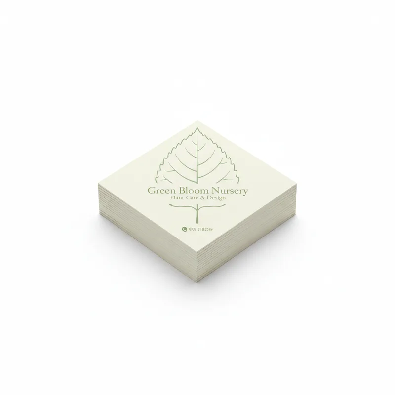 leaf visiting cards — photo 1