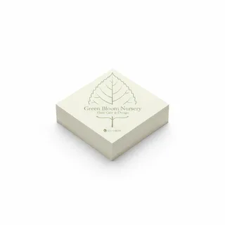 leaf visiting cards — photo 1