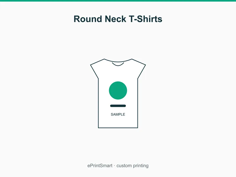 Round Neck T-Shirts — demo 1