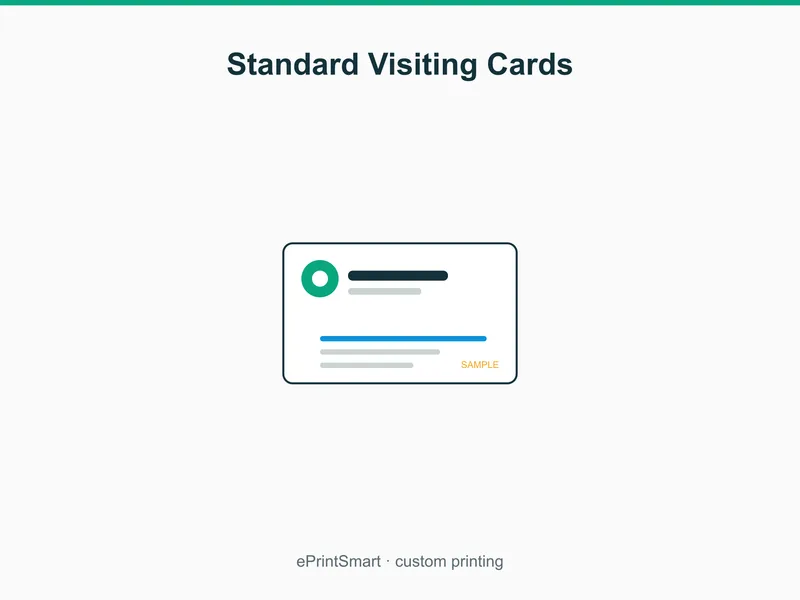 Standard Visiting Cards — demo 1