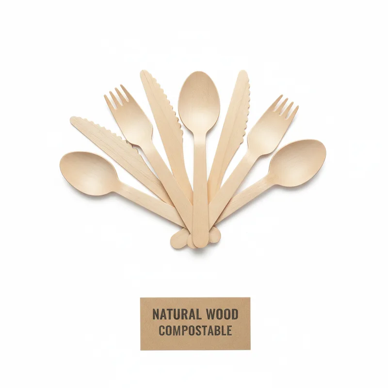 wooden cutlery — photo 1