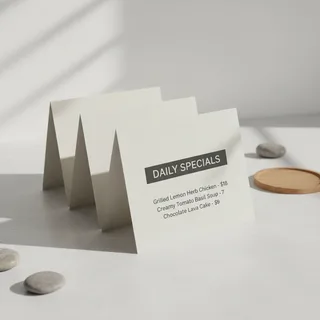 Table Tents — photo 2