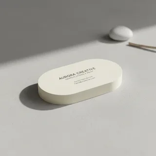 oval visiting cards — photo 2