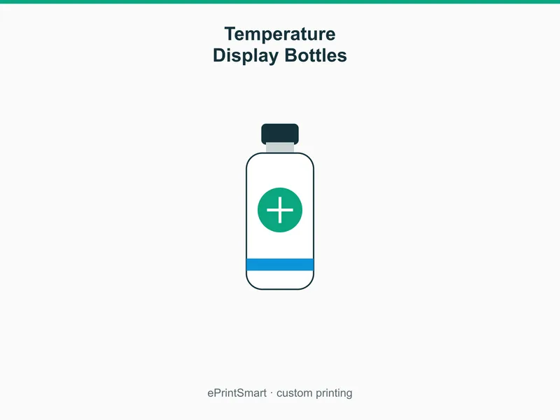 Temperature Display Bottles — demo 1
