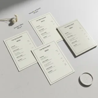 Menu Cards — photo 2