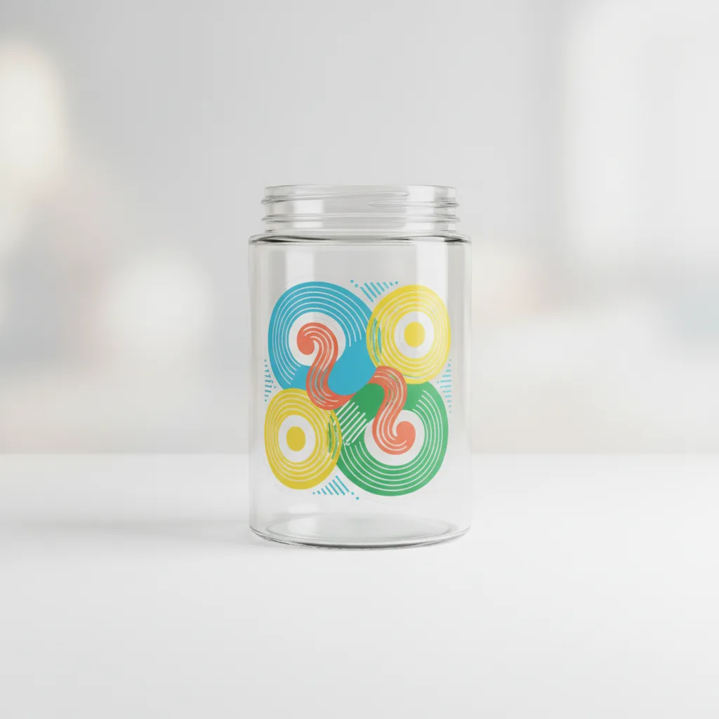 Clear Stickers with White Ink — product photo