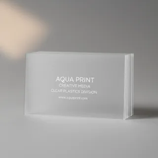 transparent visiting cards — photo 3