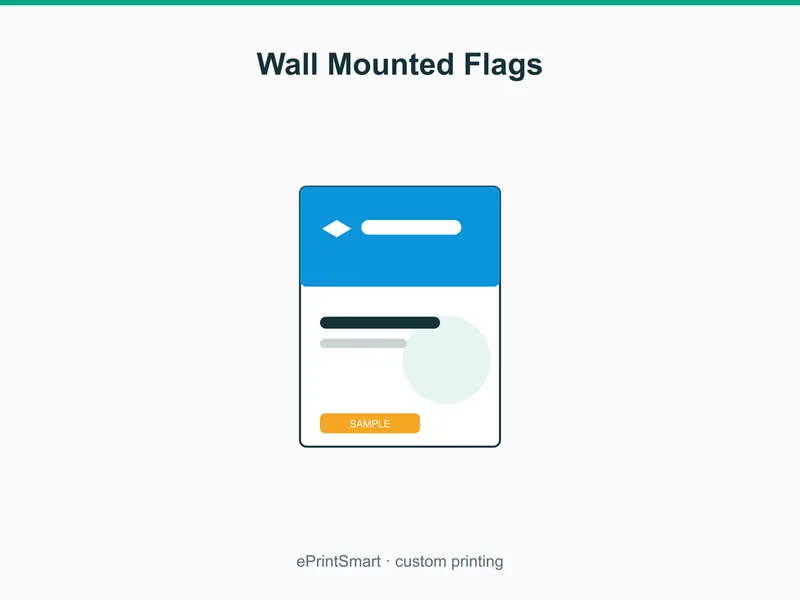 Wall Mounted Flags — demo 1