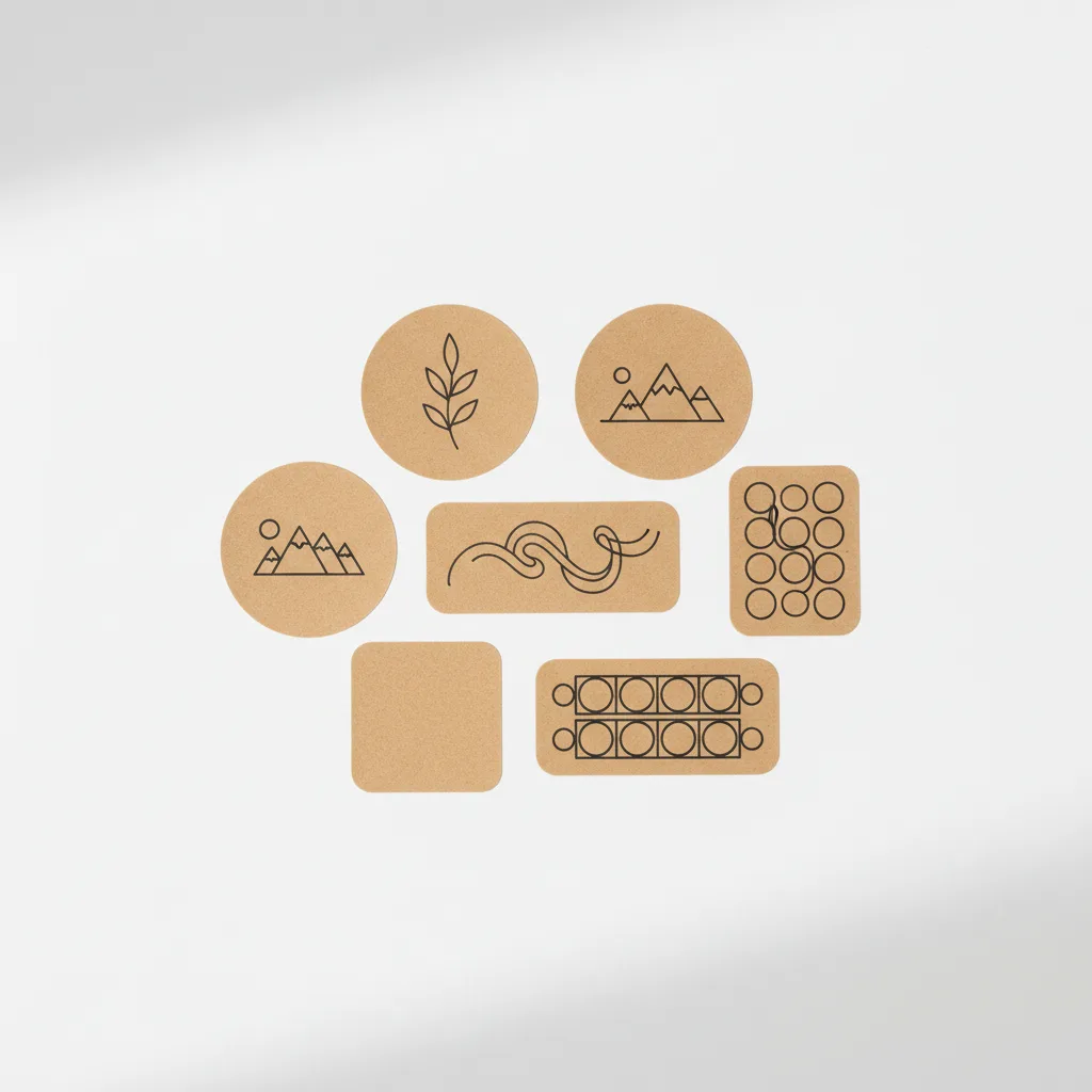 Kraft Paper Stickers — product photo