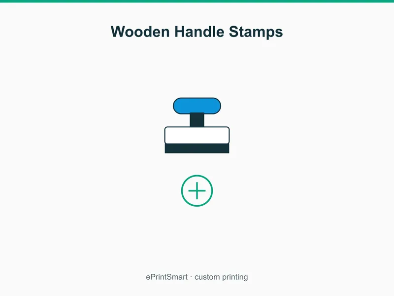 Wooden Handle Stamps — demo 1