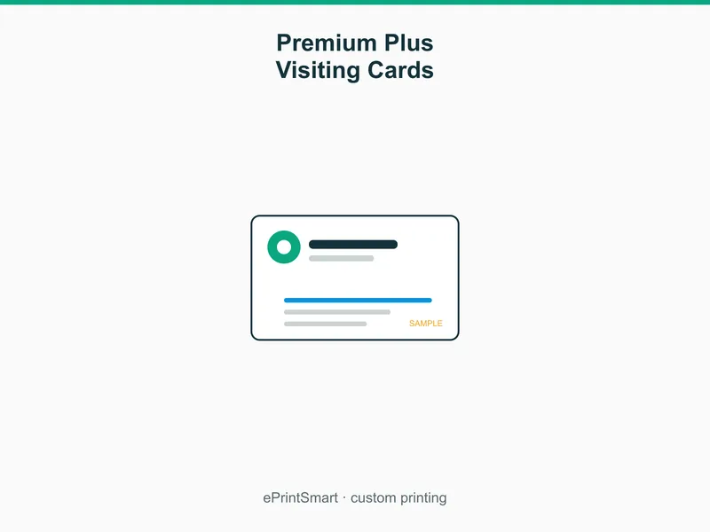 Premium Plus Visiting Cards — demo 1