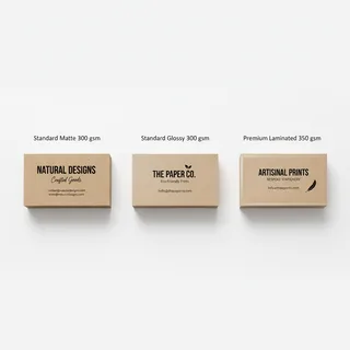 Kraft Paper Cards — photo 1