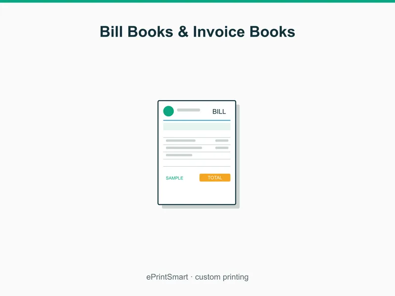 Bill Books & Invoice Books — demo 1