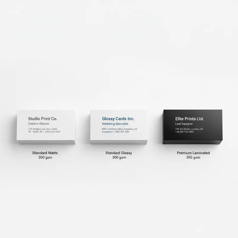 Glossy Visiting Cards — photo 1