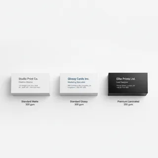 Glossy Visiting Cards — photo 1
