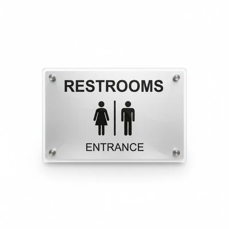 Restroom Signs — photo 1