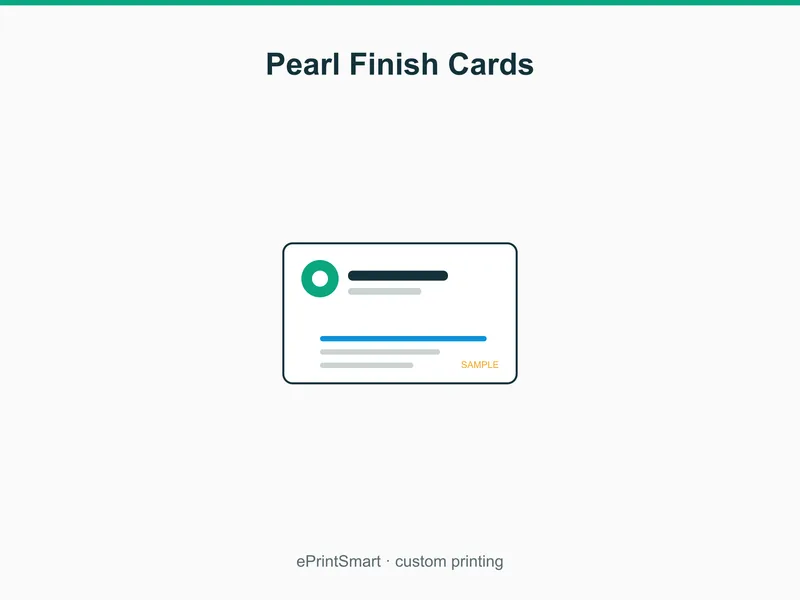 Pearl Finish Cards — demo 1