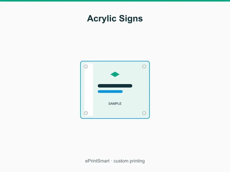 Acrylic Signs — demo 1