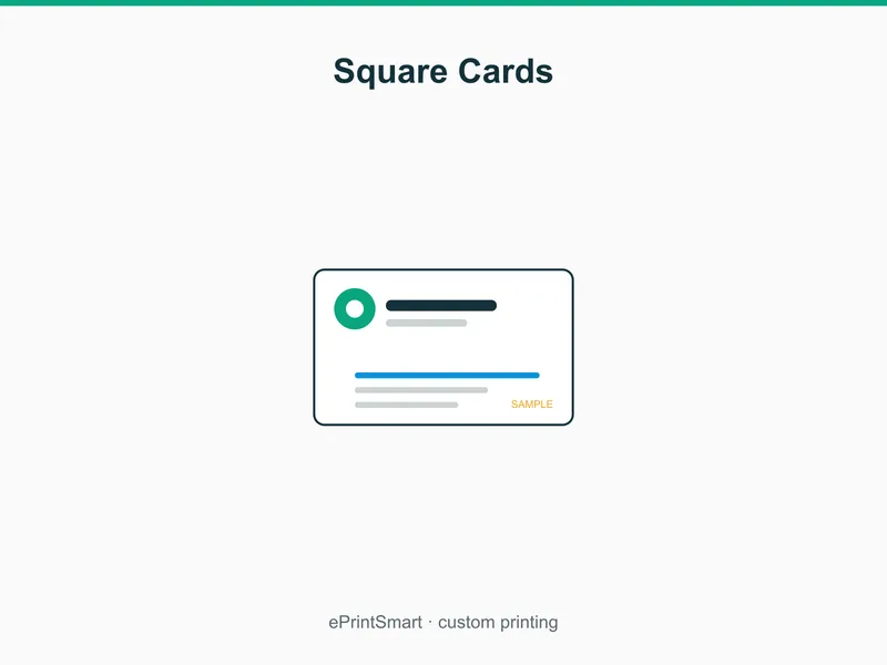 Square Cards — demo 1