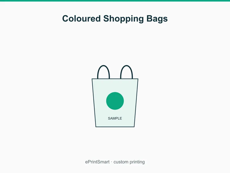 Coloured Shopping Bags — demo 1