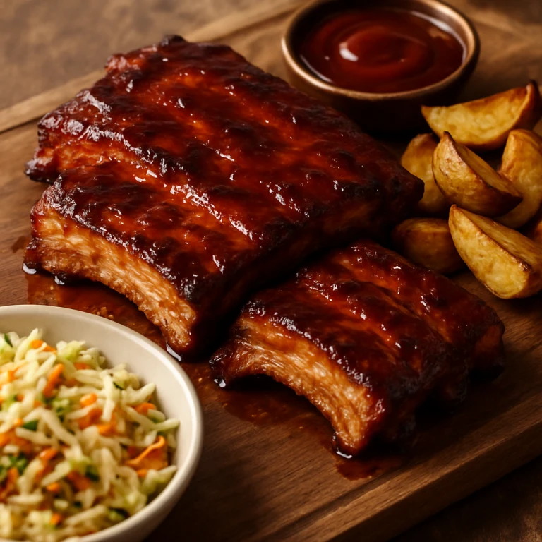 Soczyste żeberka BBQ z piekarnika