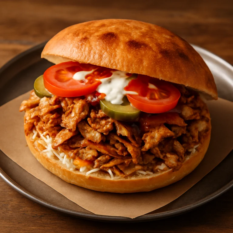 Domowy döner drobiowy w bułce jak z kebabowni