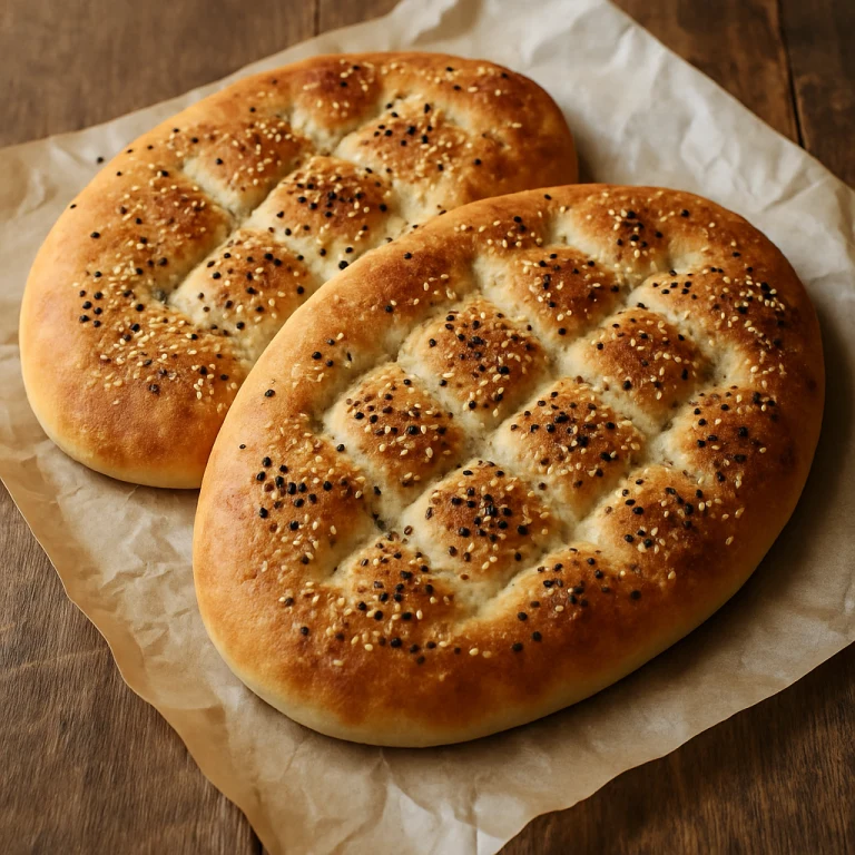 Duże płaskie bułki kebabowe jak z kebabowni