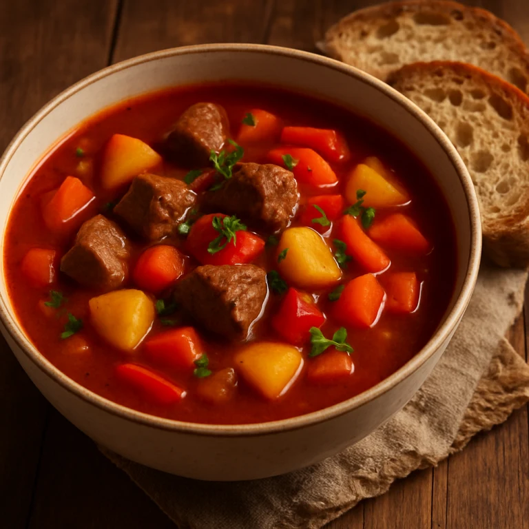 Węgierska zupa gulaszowa