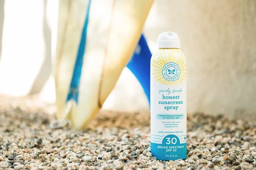 honest company sunscreen spray