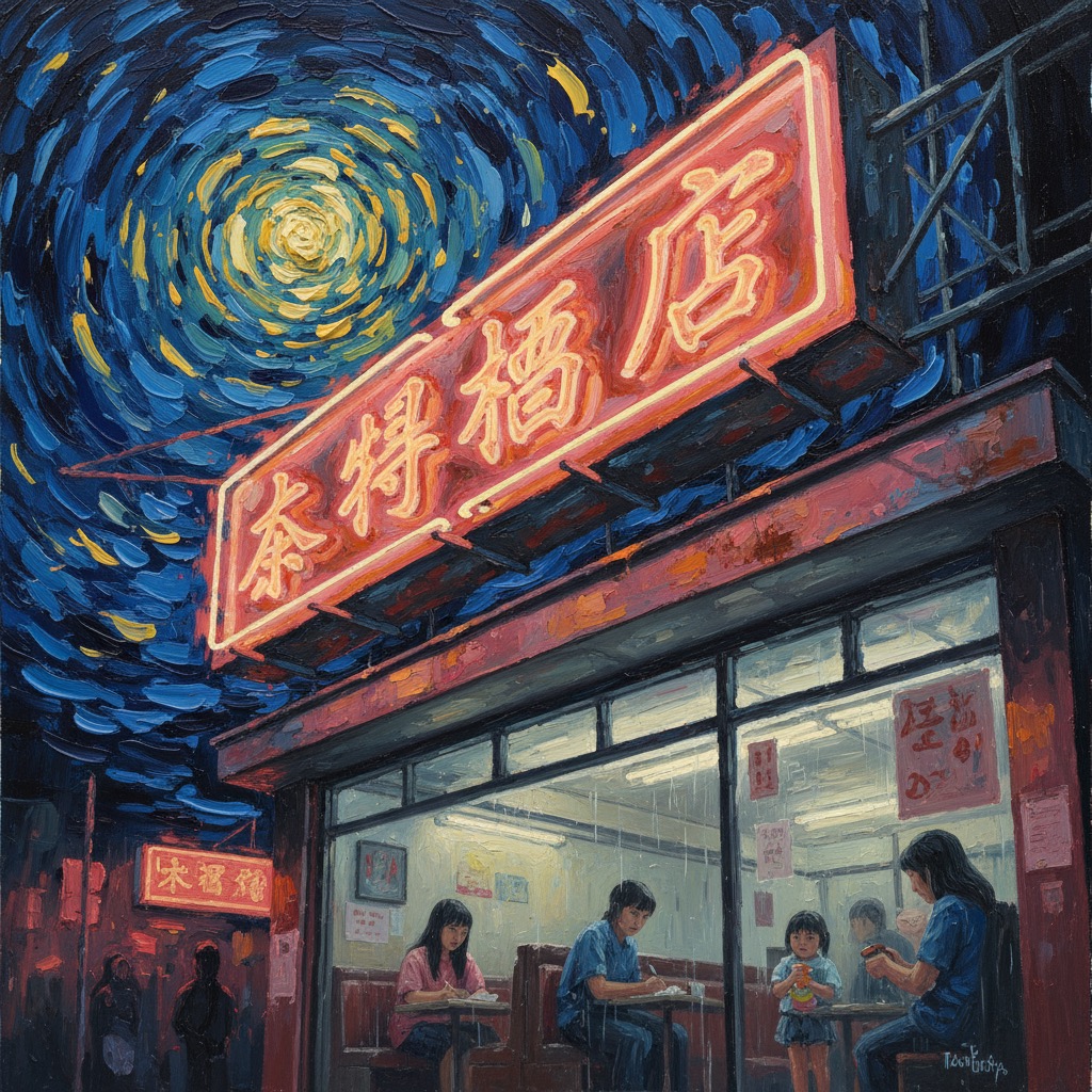 霓虹熄滅前，留住最暖的光