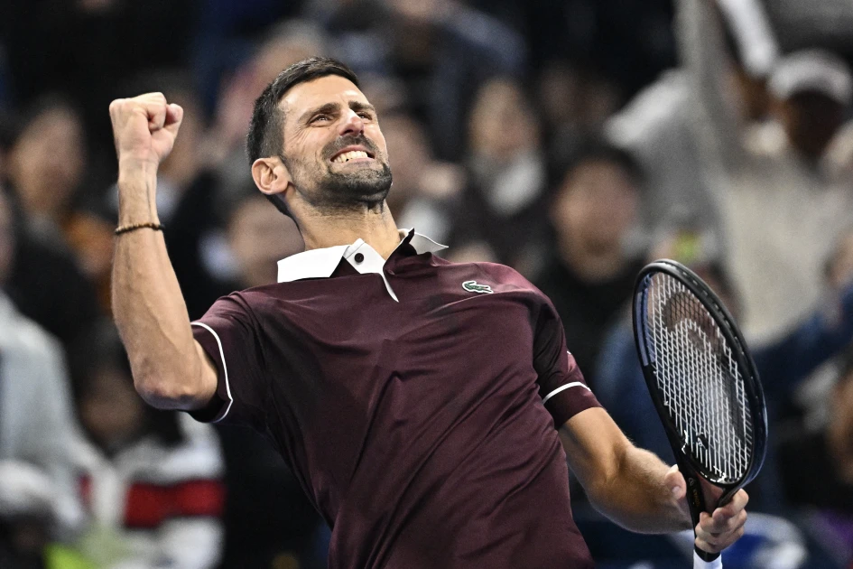 Djokovic survives China Open scare against wildcard world no. 104