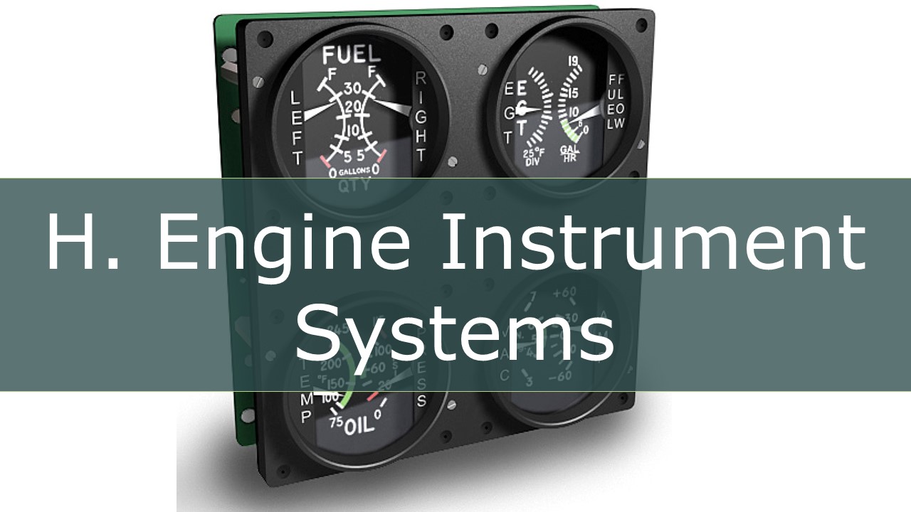 H. Engine Instrument Systems