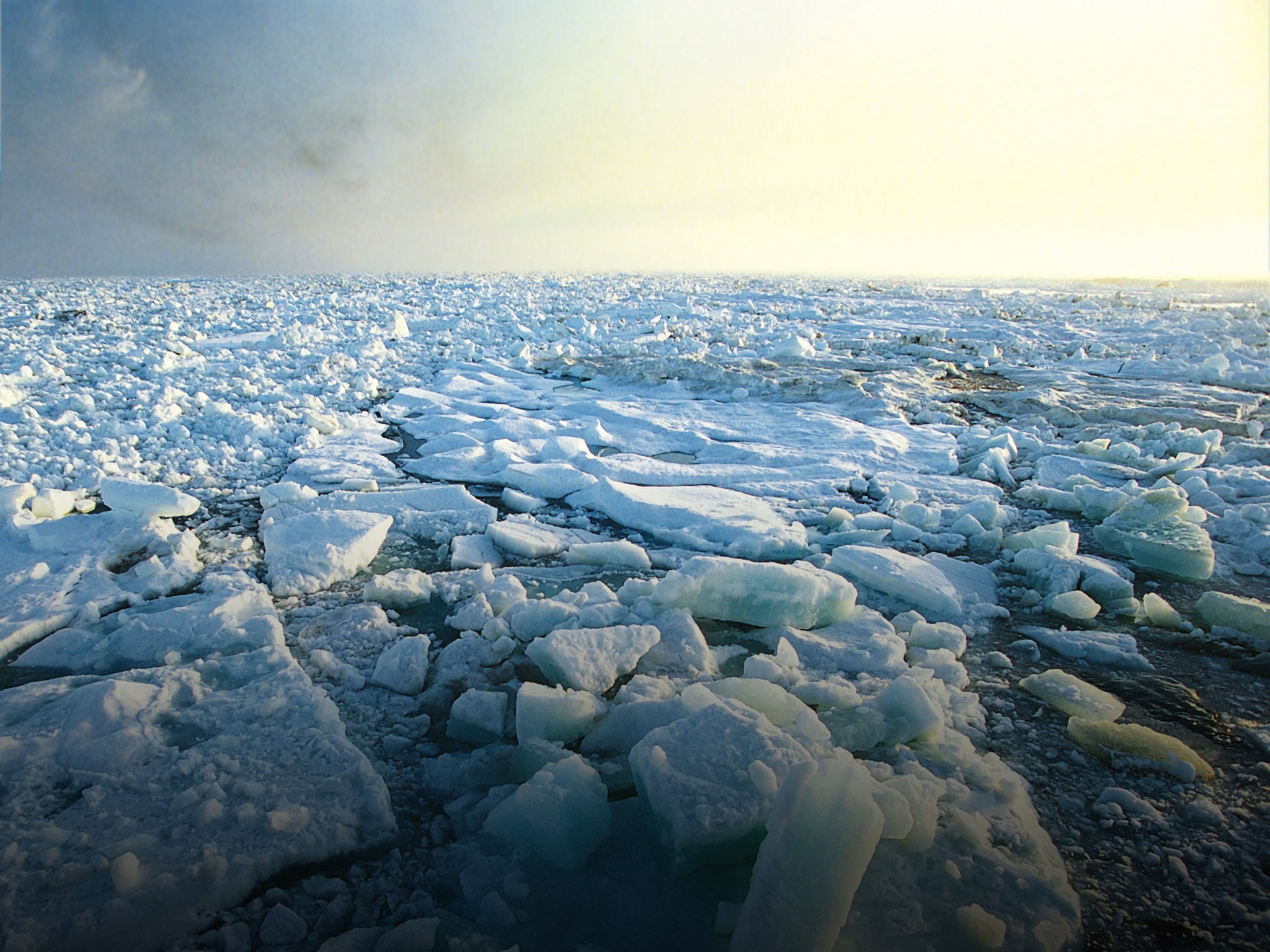 Lo scogliemento dei ghiacciai provoca l'aumento del livello del mare Credits: ESA