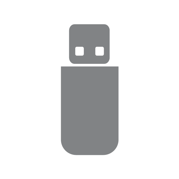 삭제되거나 손상된 USB 메모리 스틱 파일 복구를 나타내는 아이콘